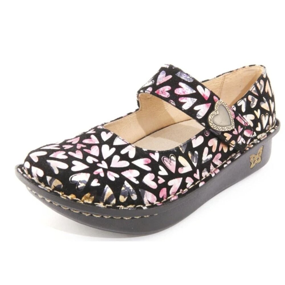 Alegria Paloma Hearts Suede PAL-332 Women's Size EUR 40 US 9.5/10